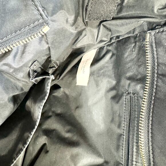 KATE SPADE Canvas Black Side Pocket Diaper Bag Multi Pocket Medium - Picture 10 of 11